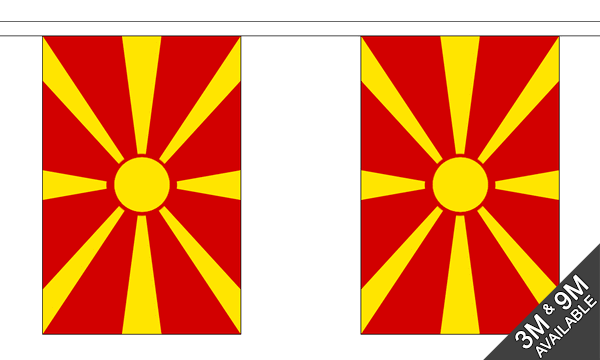 Macedonia New Bunting CLEARANCE (30% off)